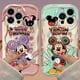 thumbnail image 2 of Disney Couple Mickey Minnie Stitch Case For iPhone 15 14 13 12 11 Pro Max X XR XS 8 7 6 6S Plus SE 2020 Silicone Phone Cases, 2 of 5