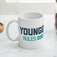 thumbnail image 4 of CafePress - Youngest Child Mugs - 11 oz Ceramic Mug - Novelty Coffee Tea Cup, 4 of 6