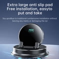 thumbnail image 2 of Elnone Car Phone Holder, Easy One Touch Dashboard Phone Mount with 360° Rotate Base, Horizontal & Vertical - Black, 2 of 8