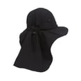 thumbnail image 3 of Gravity Outdoor Co. Travelers Flap Cap - Black, 3 of 4