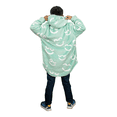 thumbnail image 3 of Sudadera Cobija Polar con Capucha Infantil Unitalla Verde, 3 of 6