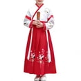 thumbnail image 4 of MUXiin Girls Chinese Hanfu Dress Ancient Traditional Outfit Stage Performance Wear, 4 of 4