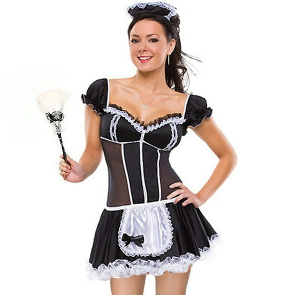 uublik Lingerie Set for Women Sexy Naughty Plus Size Bodysuit Babydoll Lace Sexy Naughty