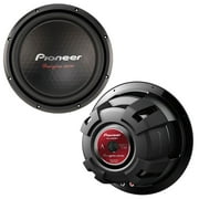 PIONEER TS-A301S4 - Powerful 12-inch Subwoofer, 1600 Watts Peak Power, Single 4 Ohm Voice Coil for a Powerful Bass Pack of 2