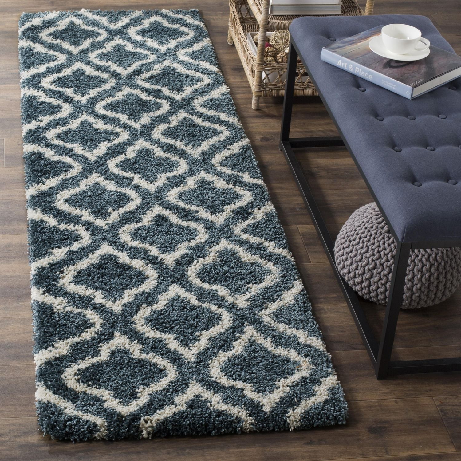 Safavieh Hudson Louise Geometric Shag Area Rug