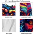 thumbnail image 4 of luoweisi Men's Beach Shorts Quick Dry Swim Trunks with Mesh Lining Monkey XL, 4 of 5