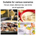 thumbnail image 2 of Fondue Cheese Sticks Fondue Set for Maker Swiss Cheese, Stainless Steel Fondue Forks Marshmallow Roasting, 2 of 7