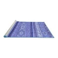 thumbnail image 2 of Ahgly Company Machine Washable Indoor Rectangle Abstract Blue Modern Area Rugs, 3' x 5', 2 of 4