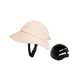 thumbnail image 2 of Sombrero para el sol de ciclismo con carcasa rígida, cómodo, multifuncional, elegante y resistente para Beige, 2 of 9