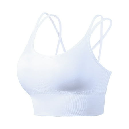 Cyber_Monday Deals! Plus Size Bralette Women s Seamless Bras Everyday Bra with Support Woman Bras with String Quick Dry Shockproof Running Fitness Large Size Underwear Thin Strap Bra Quick Dry