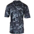 thumbnail image 2 of Burnside Golf Men's Tye Dye Performance Polo Shirt, Large Navy Blue, 2 of 3