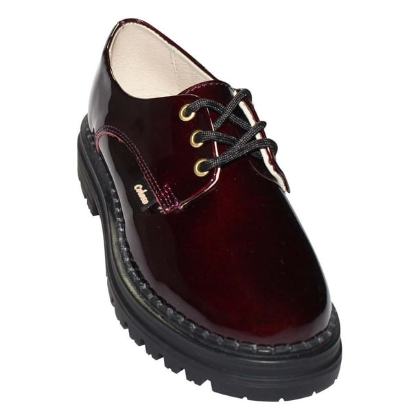 ZAPATO CASUAL COLOSO MUJER VINO CHAROL 13433CX9 LEON 13433CX9mP
