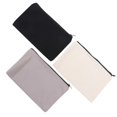 thumbnail image 1 of 12pcs Canvas Zipper Pouches Durable Washable Storage for Travel, School, DIY Crafts Multi Use Cosmetic Bags for Makeup, Coins, Cellphones, 1 of 4