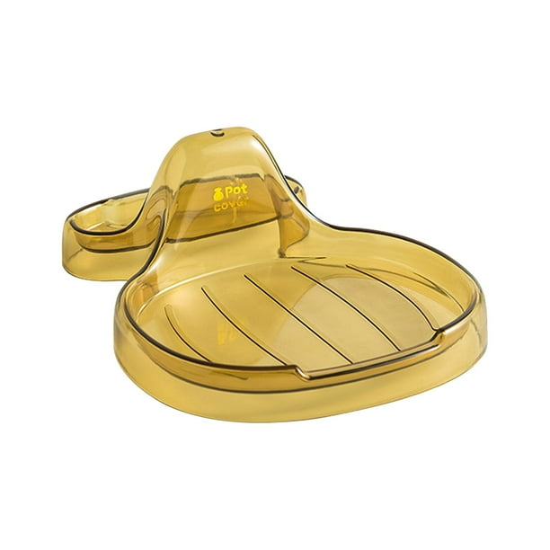 Soporte multifunción para espátulas de cocina Soporte para cucharas con tapa Soporte versátil para tapas de ollas Soporte para cucharas de plástico apto para alimentos para múltiples utensilios