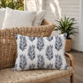 thumbnail image 6 of Creative Products Blue Fern Pattern 18x18 Indoor / Outdoor Pillow, 6 of 9