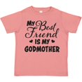 thumbnail image 3 of Inktastic My Best Friend is My Godmother with Hearts Boys or Girls Toddler T-Shirt, 3 of 5