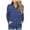 Blue, variant on AOOCHASLIY Hoodies for Women Zipper Stand Collar Long Sleeve Casual Sweatshirt with Pockets Top