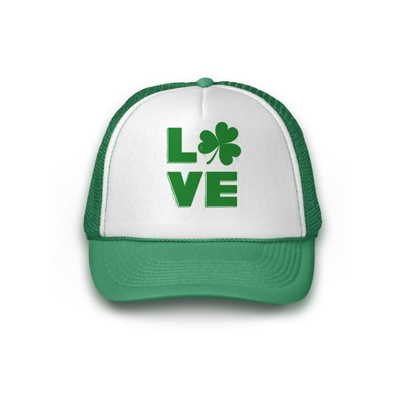 Awkward Styles Irish Shamrock Hat St. Patrick's Day Trucker Hat Irish Gifts St Patrick's Day Hat Irish Party Lucky Charm Green Hat for St. Patrick's Day Party Ireland Trucker Hat Baseball Cap Gifts
