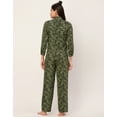 thumbnail image 4 of Moomaya Sleepwear, Printed Pajama And Shirt Set, Button-Down Loungewear 2 Pcs Nightsuit Pjs, 4 of 9