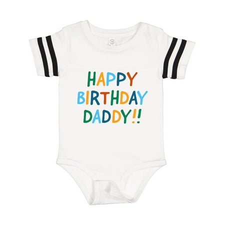 

Inktastic Happy Birthday Daddy!! Gift Baby Boy or Baby Girl Bodysuit