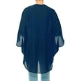 thumbnail image 7 of Women's Loose Fit 3/4 Sleeves Kimono Style Cover Up Solid Cardigan Pack of 2, 7 of 7