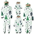 thumbnail image 4 of Zwiiyzr Christmas Pajamas for Family for Dad Christmas Men Plaid Printed Blouse Tops+Pants Family Matching Pajamas Set 2025 Multicolor, 4 of 5