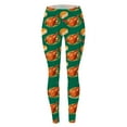 thumbnail image 4 of ibiyuan Womens Leggings High Waisted Thanksgiving Turkey Print Leggings Comfortable Breathable Stretchy Soft Workout Yoga Pants Casual Tights, 4 of 5