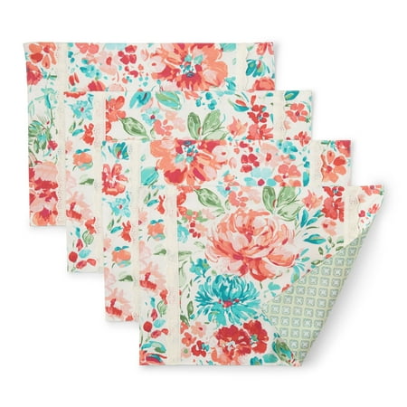 The Pioneer Woman Gorgeous Garden Eyelet Placemats, Set of