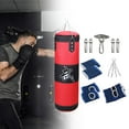 thumbnail image 6 of Baoblaze Boxing Bag Heavy Bag Wrist Guards Hanging Unfilled Bag Fillable Punching Bag for Red 100cm, 6 of 8