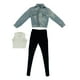 thumbnail image 1 of Chaqueta vaquera de mujer a escala 1:6, figura de acción, ropa, chaqueta vaquera de manga larga para Azul, 1 of 9