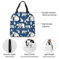 thumbnail image 4 of Disketp cute winter bear Bolsa Térmica para Almuerzo para Hombre y Mujer, Ideal para Trabajo, Senderismo y Picnic, 4 of 8