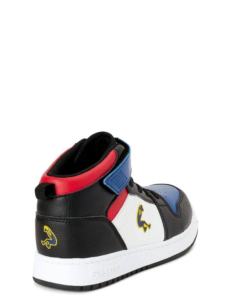 Shaq Boys Retro High Top Sneakers Durable Athletic Shoes