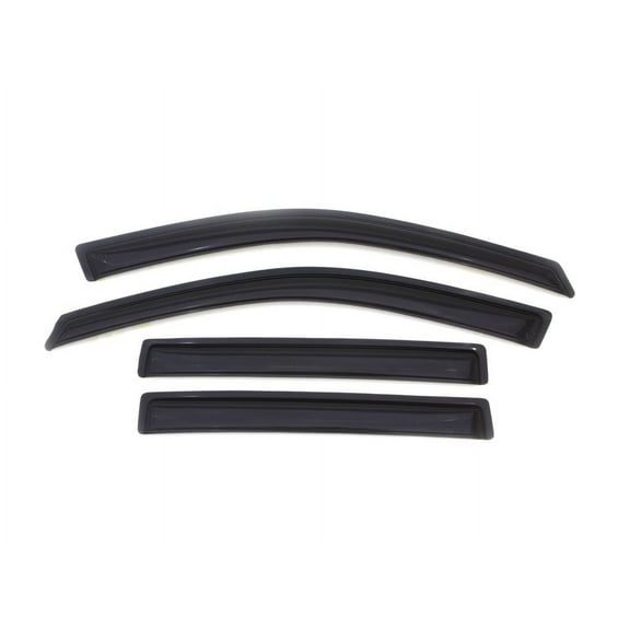 Auto Ventshade (AVS) by RealTruck Outside Mount Ventvisor / Window Deflectors Front & Rear Set 4 Pc. Set Compatible with 2011-2017 Jeep Compass