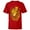 Red, variant on The Lion King Simba and Mufasa Father and Son - Short Sleeve T-Shirt for Kids - Customized-Navy