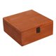 thumbnail image 1 of Contenedor de almacenamiento portátil de forma cuadrada de madera, adorable y práctico. marrón 23x23x10cm, 1 of 9