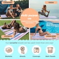 thumbnail image 3 of Beartech 4 Pieces Beach Towel Set,30x60 inches Striped Beach Towels Soft Camping Travel Towels, Lightweight Quick Dry Pool Towels for Beach Shower Towels Swim Towels Absorbent for Adults, 3 of 10