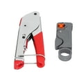 thumbnail image 1 of Wire Stripper,Crimping Pliers Coaxial Cable Coax Cable Crimper Cable Crimper Built for Precision, 1 of 14