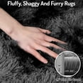 thumbnail image 3 of UNTIMATY Area Rug, 8' x 10' Soft Fluffy Area Rugs for Living Room Bedroom Kids Room Decor Carpet, Black, 3 of 10
