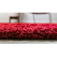 thumbnail image 5 of Unique Loom Solid Print Modern Area Rugs, Red, 5 of 8