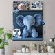 thumbnail image 4 of Qisvanset 12x16 Inch Safari Birth Stats Canvas Wall Art, Baby Information Print Newborn Nursery Decor, 4 of 8