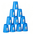 Cup Stack Challanges BESTSKY 144 Pcs Sports Stacking Cups Set Stack Cup Party Game|Speed ...