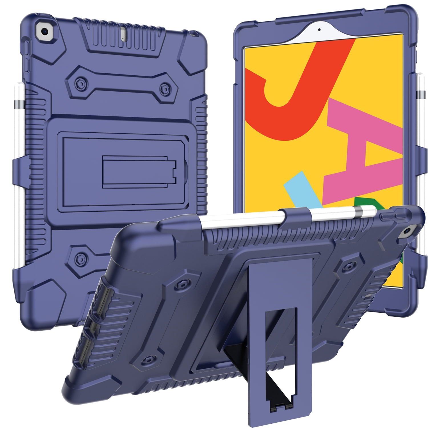 iPad 10.2" Case Shockproof, iPad 8th Gen Case 2020, Allytech