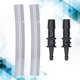 thumbnail image 1 of Adaptador De Tubo De Medidor De Presión, Accesorio De Tubo De Manómetro De Alta Resistencia De 3/16 A 5/16 De Pulgada Resistente A La Erosión Para Aplicaciones De Prueba, 1 of 7