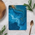 thumbnail image 4 of DesignSkinz Abstract Oiled Blue Marble Full-Body Skin Decal Wrap Cover for iPad Air 3 (A2152/A2123), 4 of 4