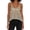 Apricot, variant on Women Sequin Top Rhinestone Sparkle Sleeveless V Neck Camisole Open Back Summer Party Clubwear