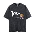 thumbnail image 3 of Japanese anime Mikey T-shirt Crew neck Draken short sleeve top washed vintage t-shirt, 3 of 7