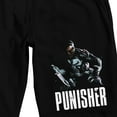 thumbnail image 2 of Marvel Universe Publishing Art Archive Punisher Adult Black Sleep Pajama Shorts-XL, 2 of 7