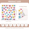 thumbnail image 2 of Decorative Chair Back Cover One Size x6 Chair Cover Dining Chair Slipcovers Chair Back Decoration Festival Chair Decoration Heart Pattern, 2 of 6