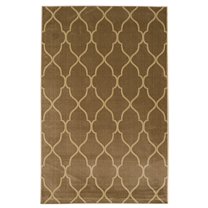 Vintage Baron Beige Area Rug 8x10 Distressed Microfiber Polyester Soft Pile