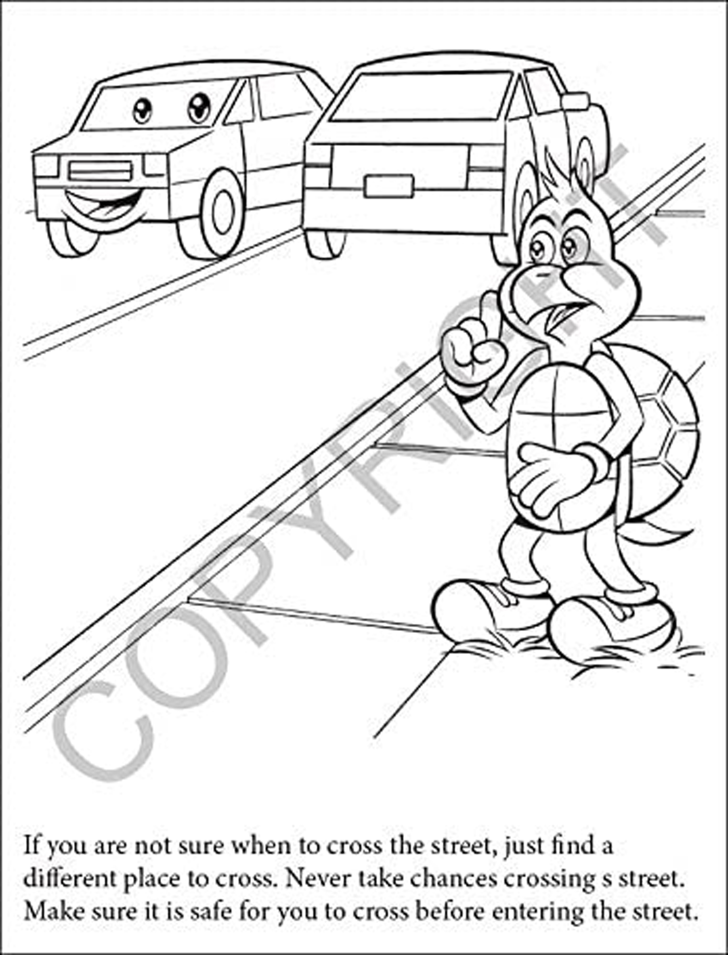 25 Pack - Traffic Safety Awareness Kid's Coloring & Activity Books